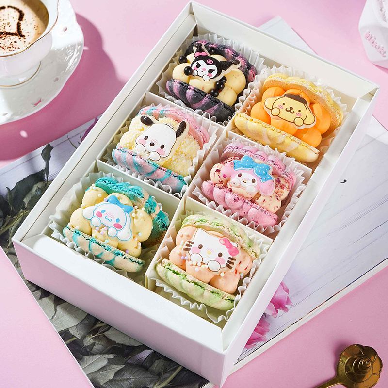 莫琳甜品韩式贝壳三丽鸥马卡龙下午茶蛋糕饼干糕点生日情人节礼物