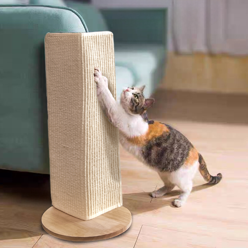 猫抓板立式耐磨不掉屑墙角保护防抓沙发磨抓神器剑麻爪板猫咪用品