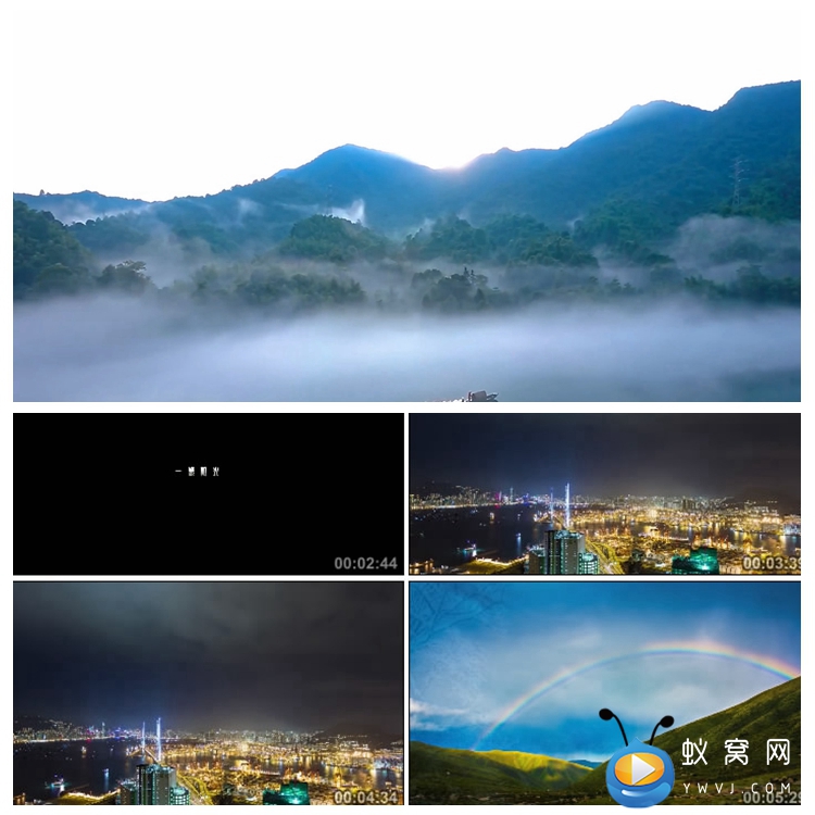 S809大气 航拍美丽中国风景 延时 大好河山著名景点超清视频素材