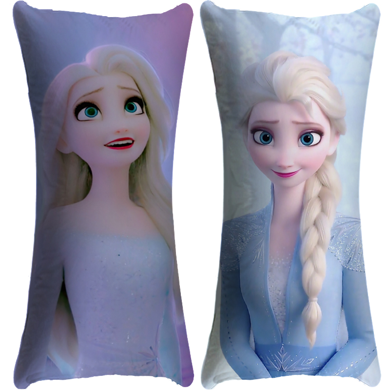 新爱沙公主等身抱枕定做冰雪奇缘艾莎长条靠垫可爱真人照片睡觉枕