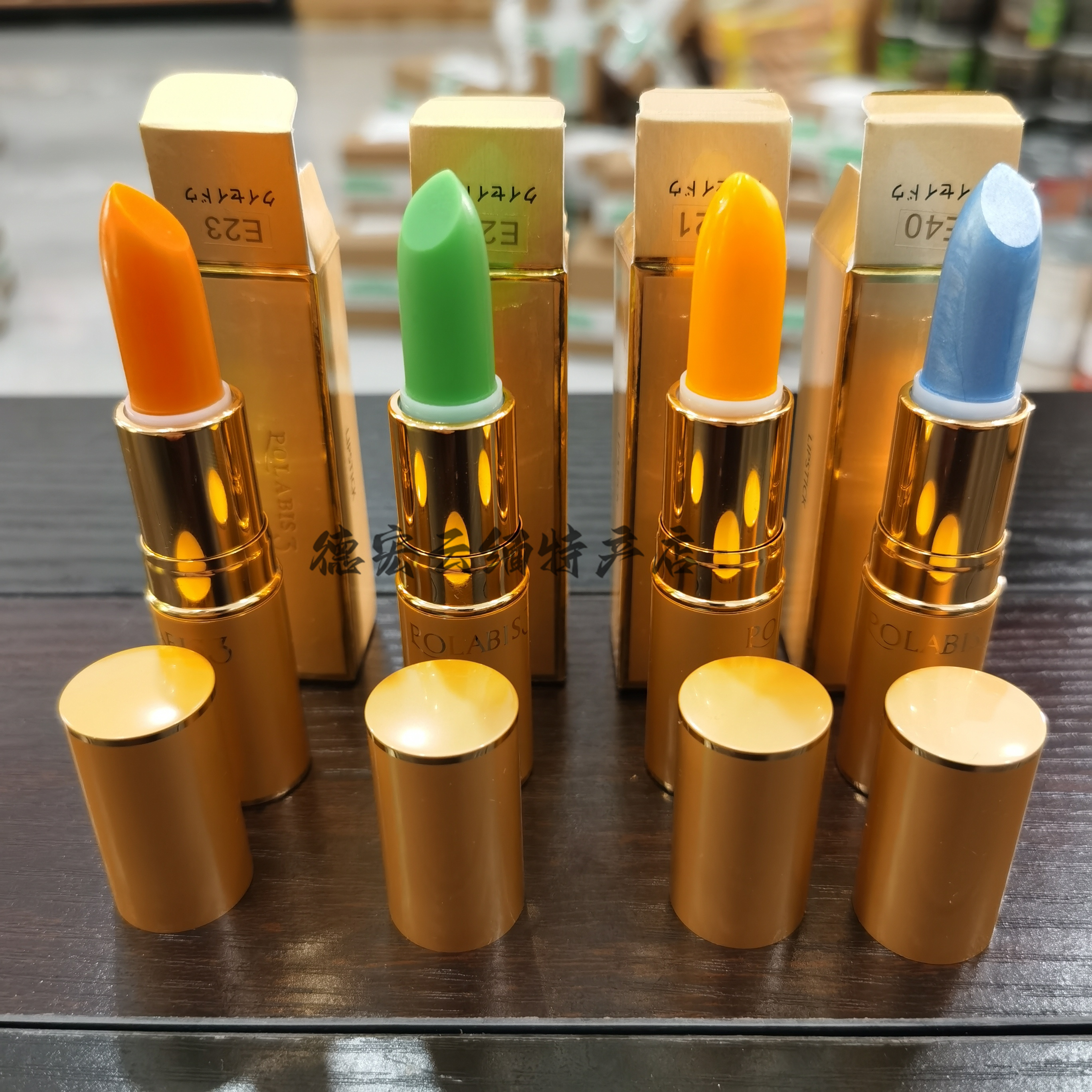 泰国进口金管POLABIS3 lipstick高档变色口红润唇膏老品牌不沾杯