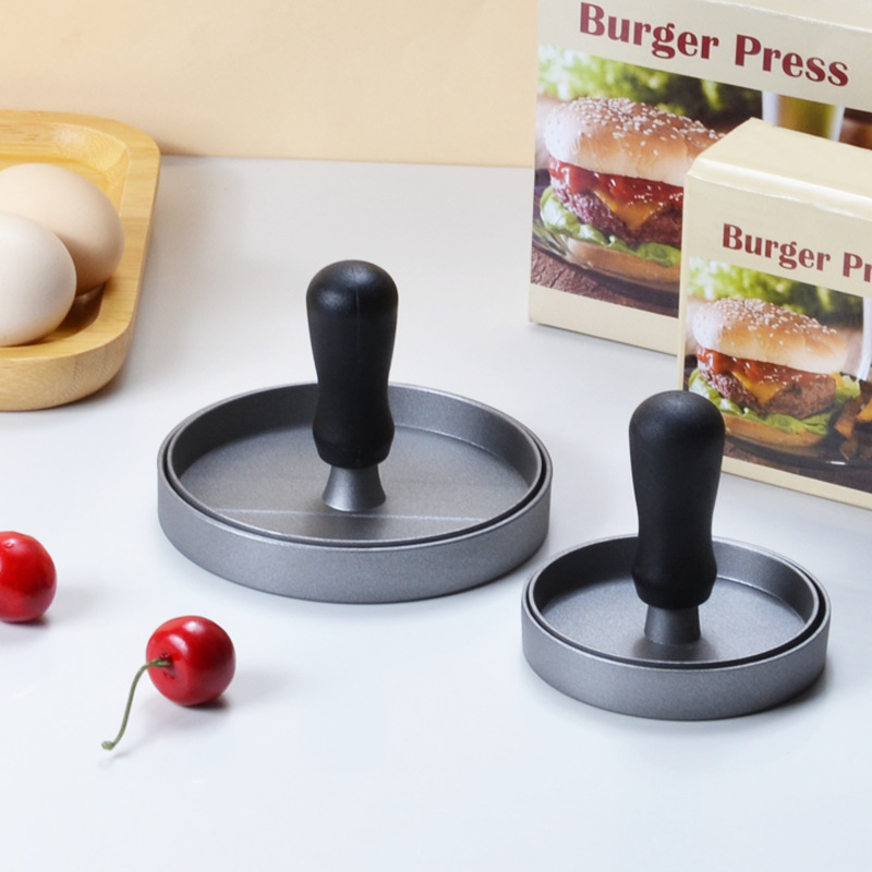 汉堡包肉饼模具压饼器压肉家用自制牛肉饼手动成型机塑料圆形工具