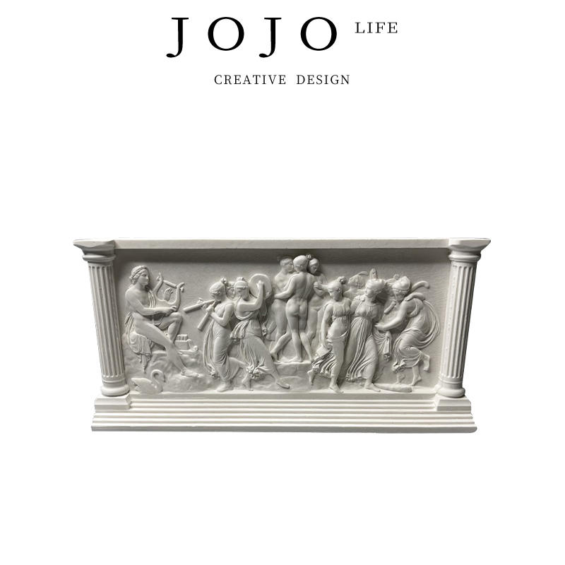 JOJO'S L.PD.Muse.浮雕摆件女神古罗马艺术石膏雕刻天使丨缪斯