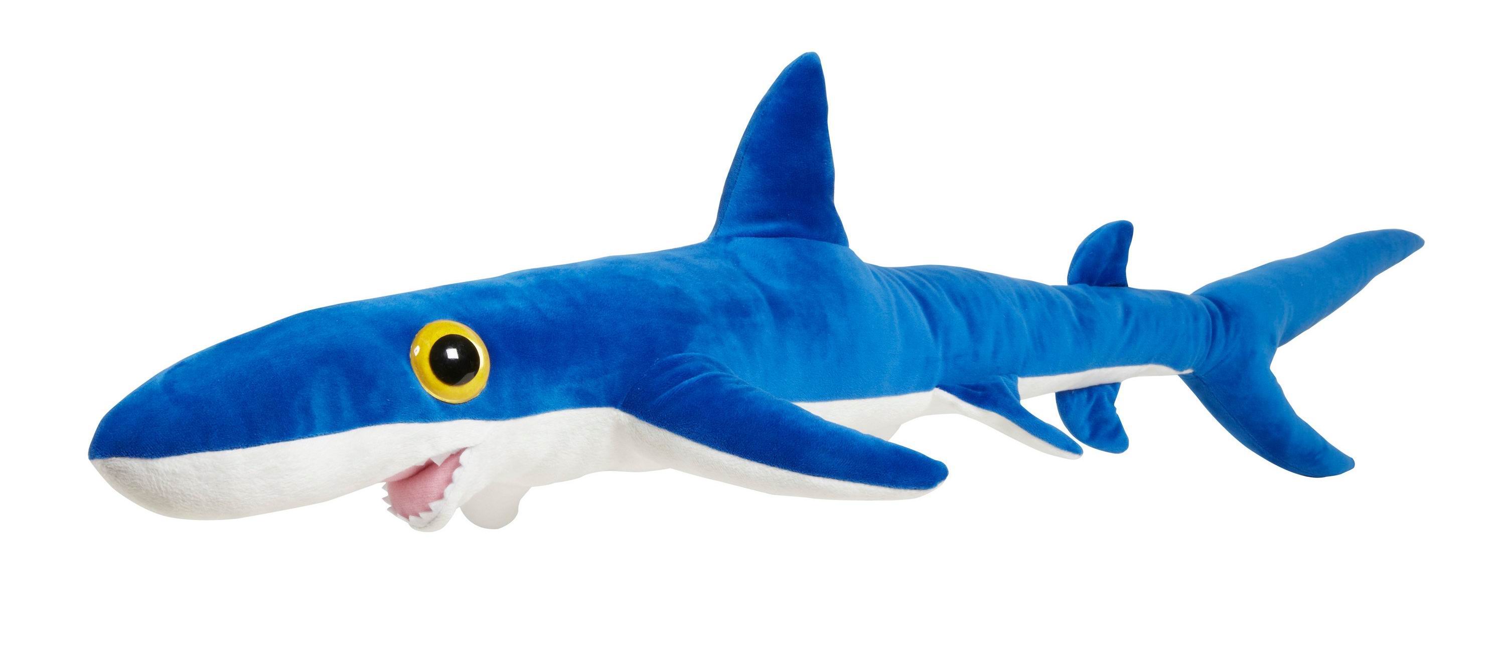 （代购）仿真蓝鲨大青鲨blue shark毛绒玩具公仔