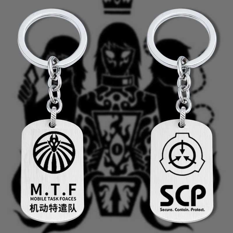 SCP基金会周边标志钥匙扣MTF机动特遣队九尾狐红右手钥匙圈链挂件