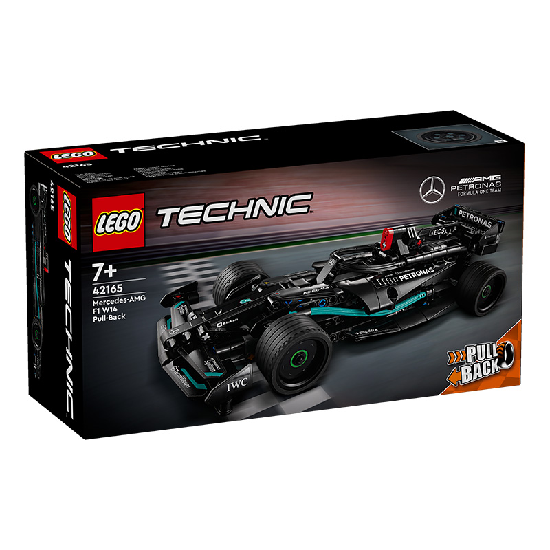 LEGO乐高积木42165机械组梅赛德斯回力赛车男孩拼装儿童玩具礼物