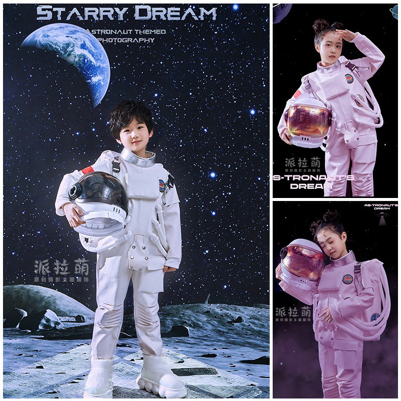 新款儿童摄影服装道具宇航员太空主题影楼亲子写真拍照衣服亲子装