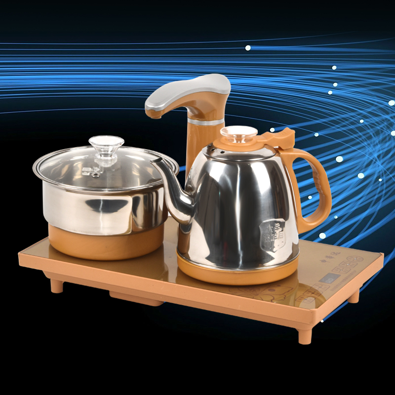 申蒂达电茶炉家用全自动上水抽水烧水壶三合一电磁炉茶具电热水壶