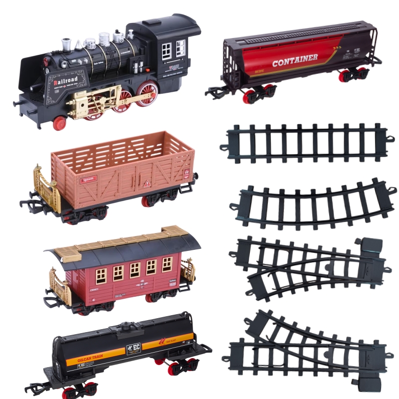 儿童玩具客车厢货车厢木材厢特种车厢电动轨道仿真火车模型玩具