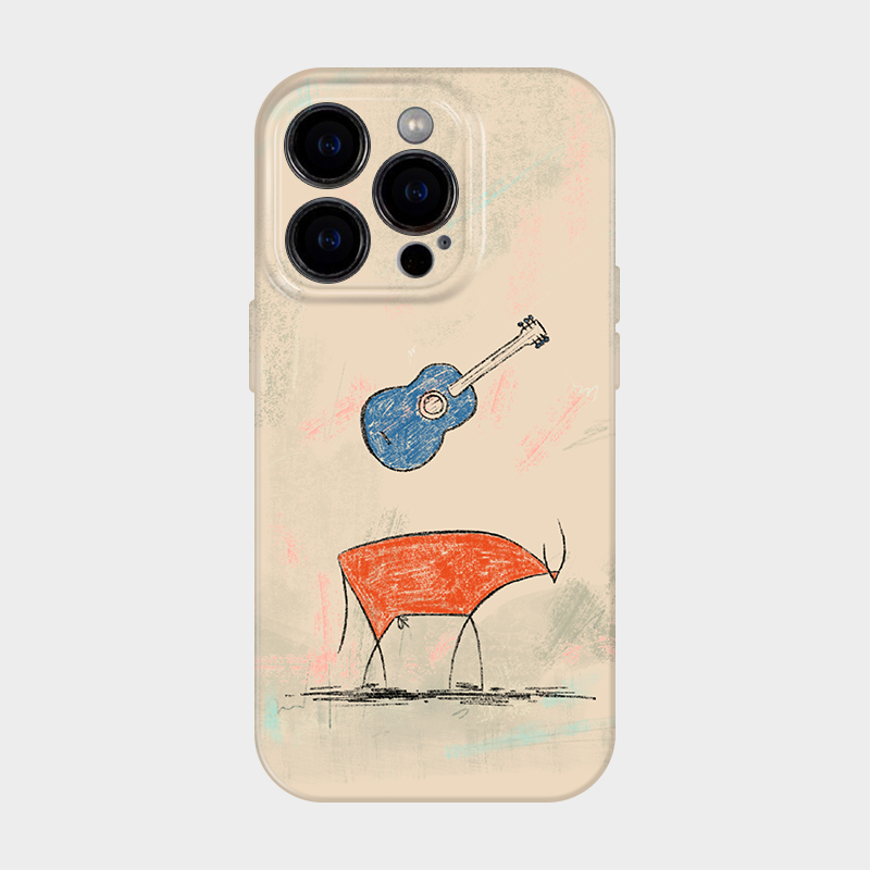 毕加索的牛 iphone15promax手机壳2024新款苹果14高级感艺术13轻奢ins风12抽象趣味Ultra适用华为pura70 pro+