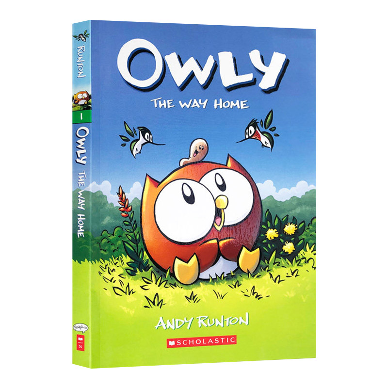 英文原版 Owly #1 Way Home 大眼猫头鹰奥莉1 回家的路 儿童友谊全彩漫画章节书 英文版 进口英语原版书籍