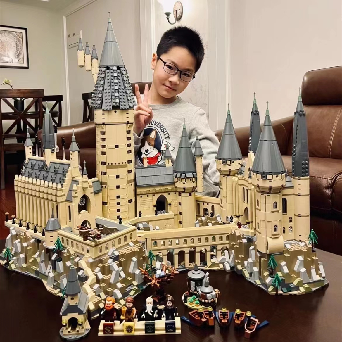 乐高积木2024年新款哈利波特系列霍格沃兹城堡高难度男孩拼装玩具