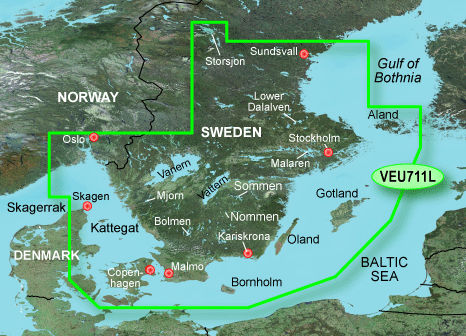 Garmin佳明 高明 瑞典 南  Sweden South 鸟瞰实景卫星地图