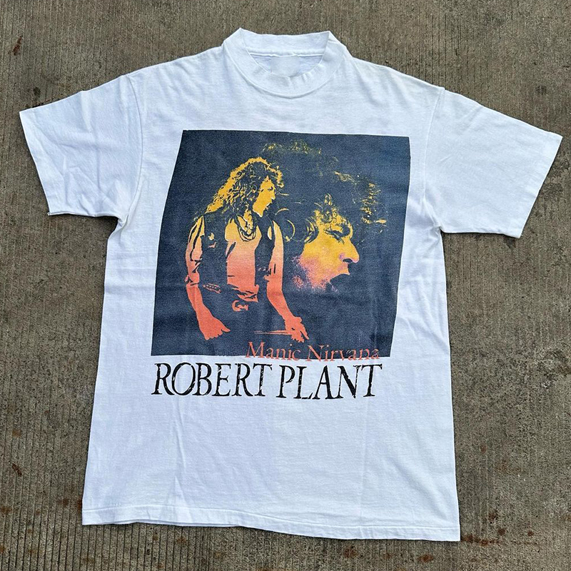 Robert Plant罗伯特普兰特美潮复古宽松高级感cityboy短袖T恤男