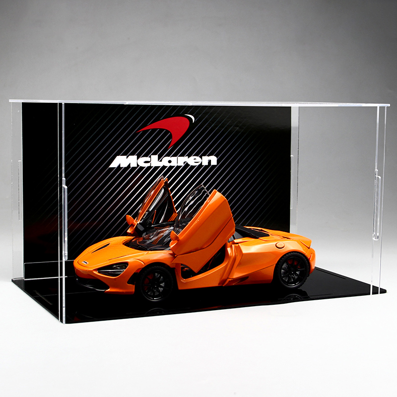 迈凯伦720S跑车合金版灯光汽车模型玩具豪华车模收藏级送男生礼物