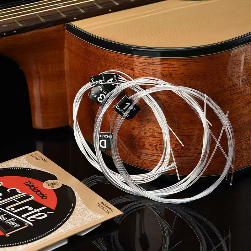 古典尼龙琴弦达达里奥EJ45标准张力EJ46高张力吉他通用一套六根弦