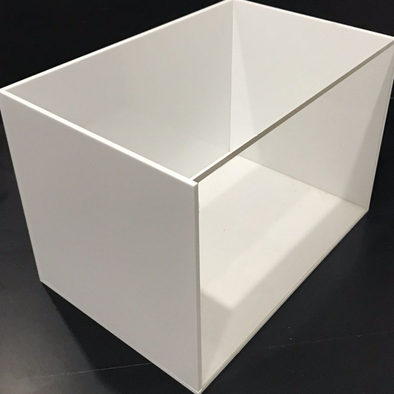 定制玻璃鱼缸长方形亚克力黑白缸蛋龟发色盒观赏缸龟缸家用鳄龟缸