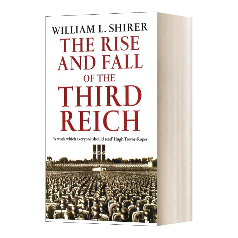 英文原版 Rise And Fall Of The Third Reich 第三帝国的兴亡 纳粹德国史 威廉·夏伊勒 英文版 进口英语原版书籍