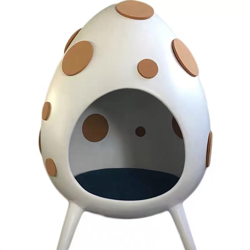 个性玻璃钢鸡蛋屋创意儿童趣味玩具座椅洞洞太空屋游乐场定制家具