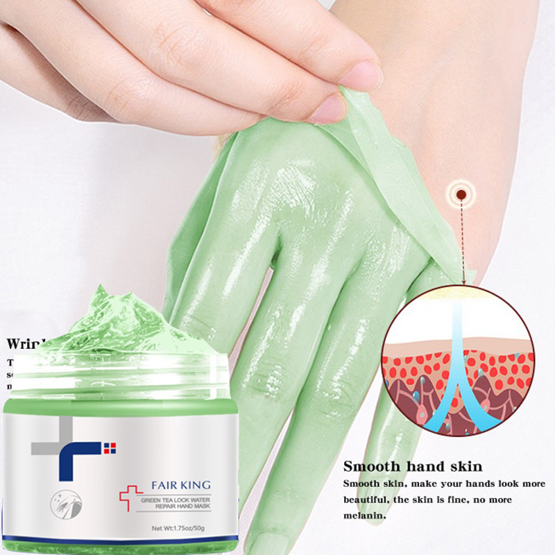50g Green Tea Hand Mask Moisturizing Wax Hand Mask  Repair