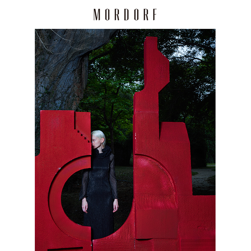 MORDORF高定系列THE KNIGHT/骑士哥特中世纪拉夫领礼服长裙
