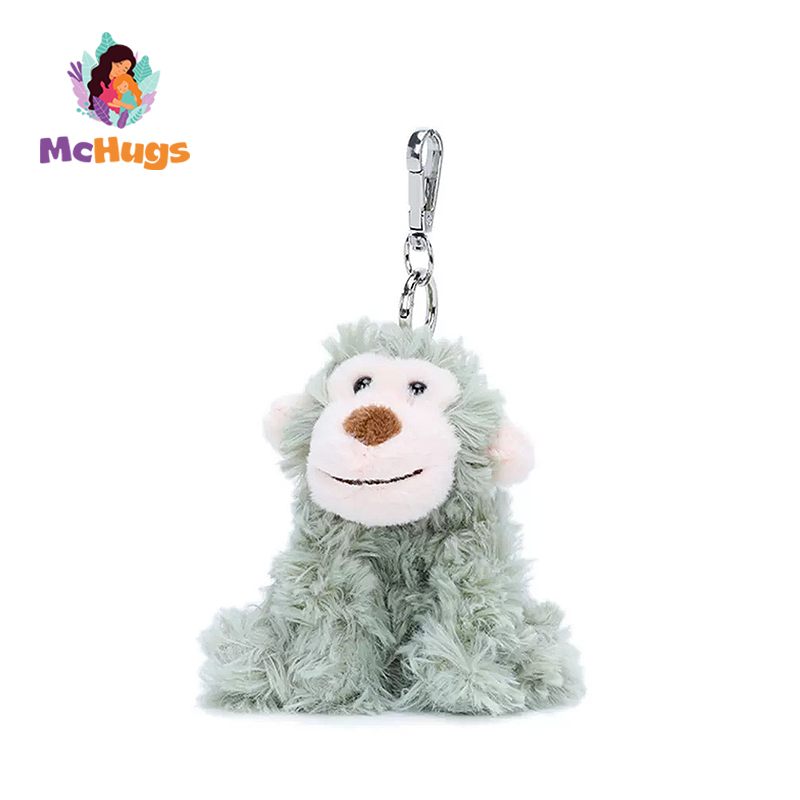 英国McHugs生气猴子钥匙扣可加热薰衣草味精致可爱毛绒小挂饰装饰