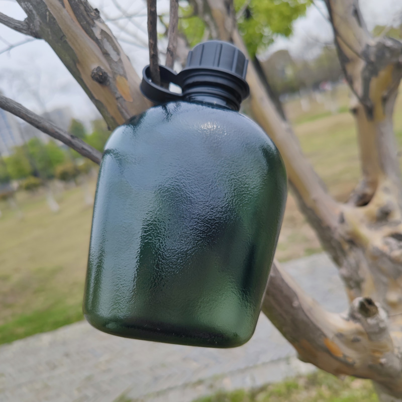 78军版户外运动战术水壶tritan夏令营便携式单兵专用水杯透明美式