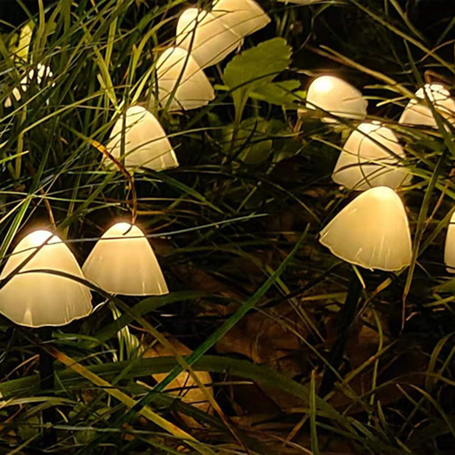 太阳能蘑菇灯庭院灯草坪灯路灯家用防水防水室外超亮户外花园
