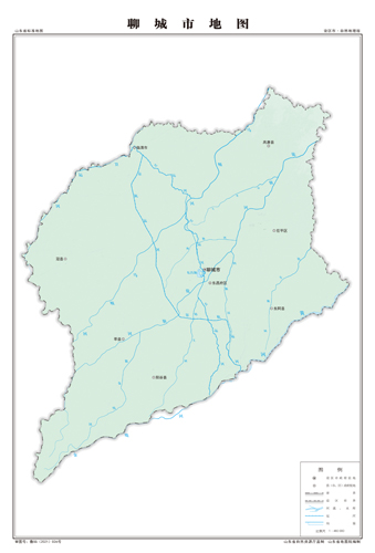 聊城市地图地形地势水系河流行政区划湖泊交通旅游铁路山峰卫星村