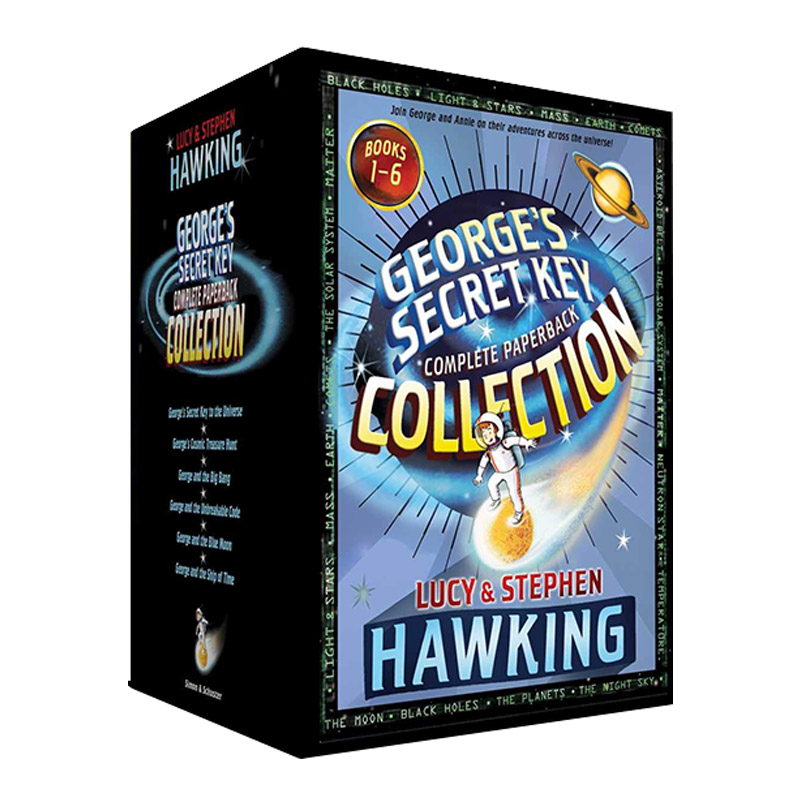 英文原版 George's Secret Key Complete Paperback Collection 史蒂芬霍金 乔治的宇宙秘密钥匙6册 英文版 进口英语原版书籍