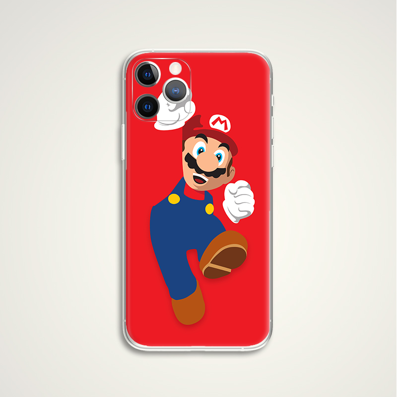 Super Mario 超级马里奥玛丽红色游戏迷插画艺术生手机壳14 E036