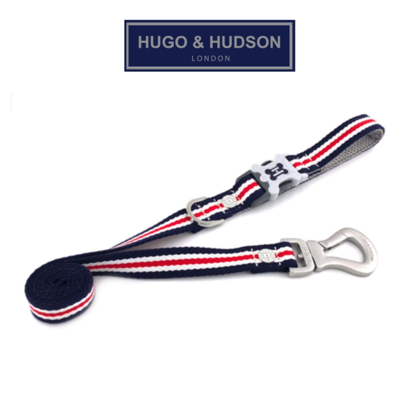 英国Hugo&Hudson狗狗牵引绳遛狗带法斗大狗金毛泰迪不勒手大型犬