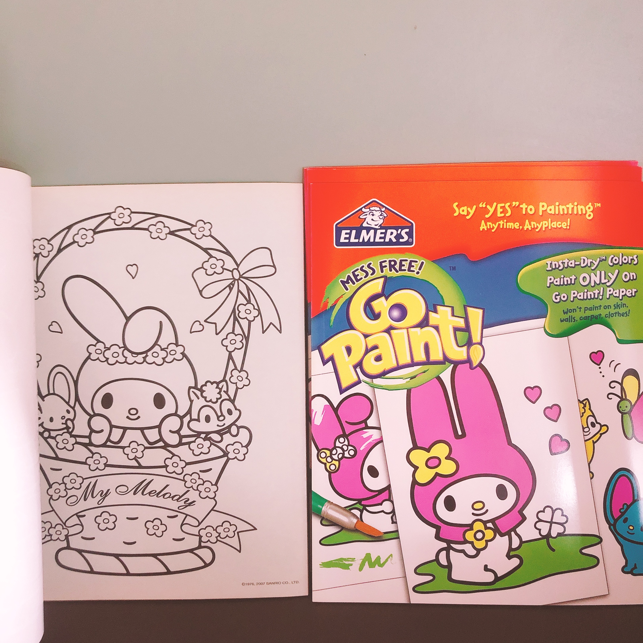出日本可爱美乐蒂填色绘画册儿童宝宝简笔画涂色本