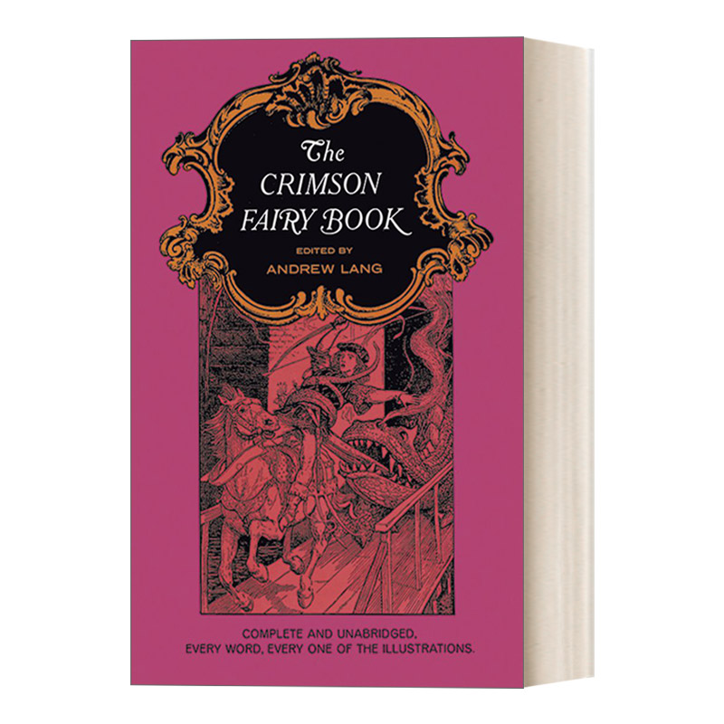 英文原版 The Crimson Fairy Book 安德鲁·朗格经典童话系列 朗格深红色童话 英文版 进口英语原版书籍