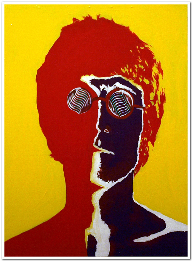 约翰列侬/音乐海报/摇滚乐队/艺术电影/装饰画