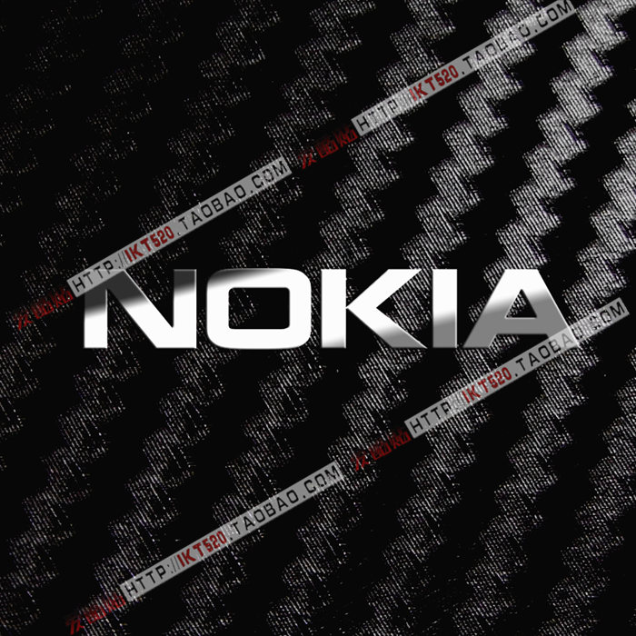 诺基亚logo NOKIA标志 S7 edge手机金属贴 微软N记手机DIY标贴