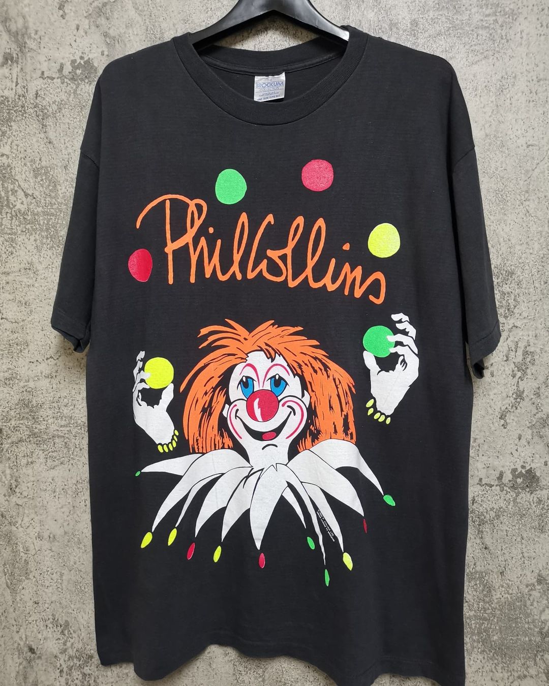 Brand X摇滚乐队主唱菲尔柯林斯Phil Collins重磅vintage短袖T恤