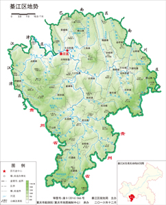 綦江区1 行政区划水系交通地形卫星流域小区村界打印地图定制公路