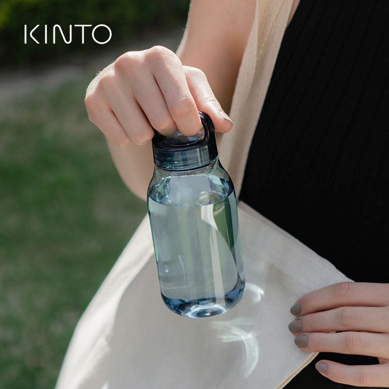 日本KINTO随行杯旅行健身运动冷水壶轻便携塑料杯WATER BOTTLE