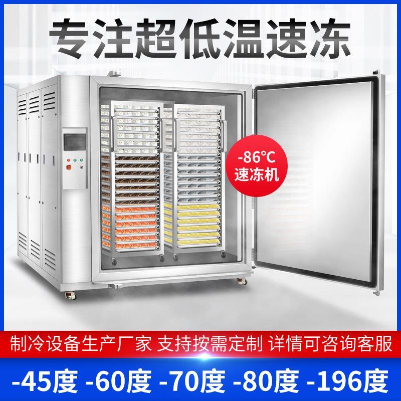 冷柜饺子包速冻柜商用-45℃榴莲冰柜食品冷冻设备液氮速冻机