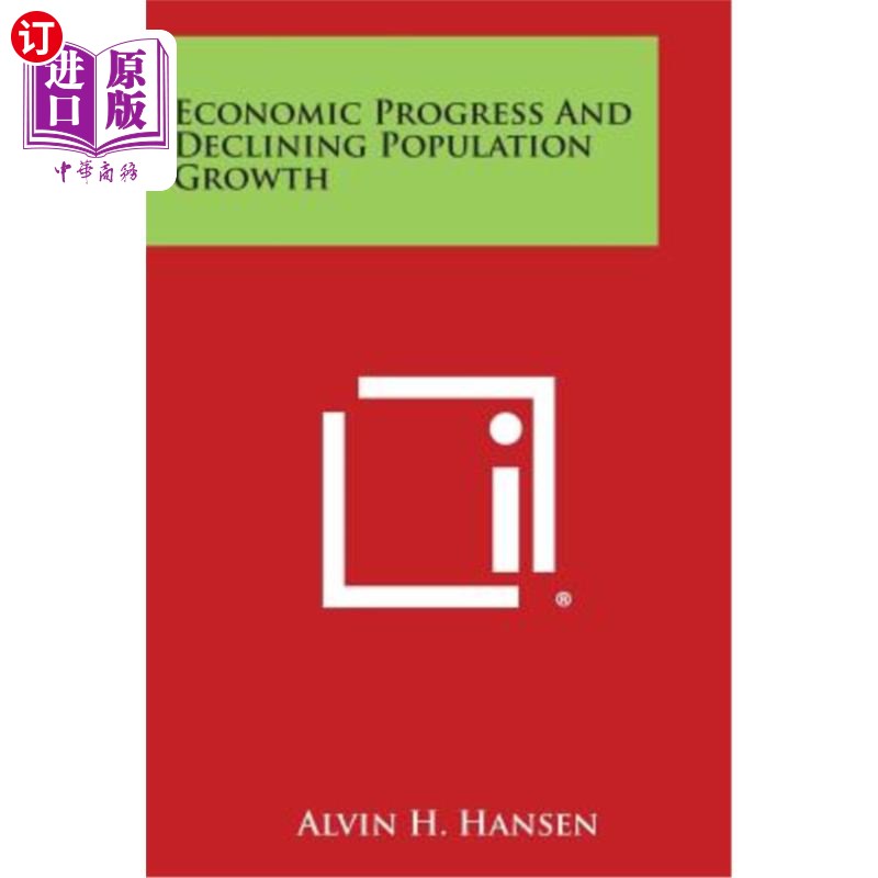 海外直订Economic Progress and Declining Population Growth 经济进步与人口下降
