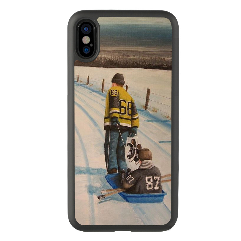 适用于欧美14promax冰球运动插画iPhone15手机壳xs适配苹果7plus
