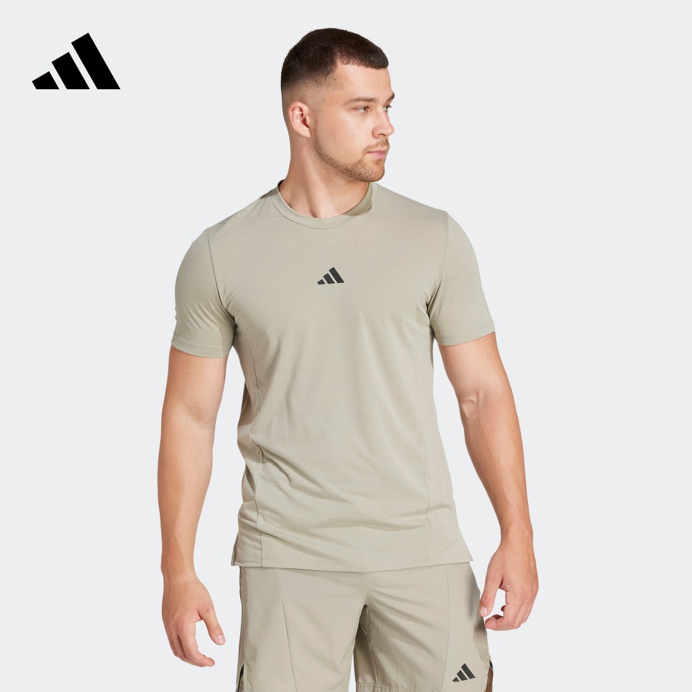 速干运动健身上衣圆领短袖T恤男装春夏adidas阿迪达斯官方