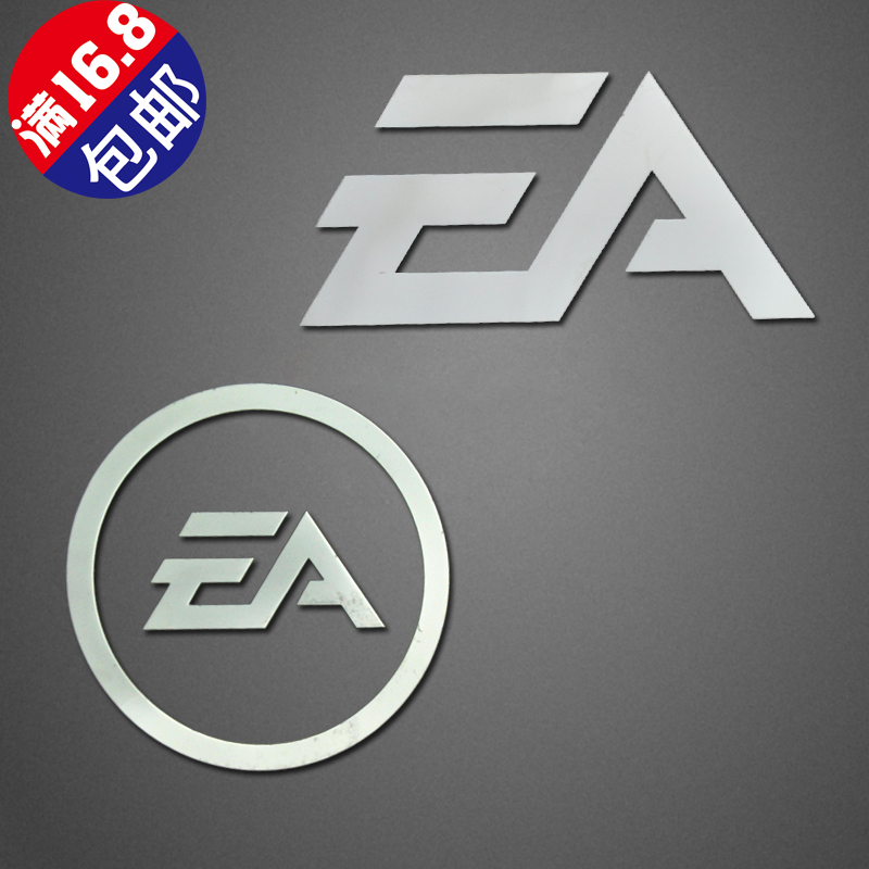 EA Games艺电游戏金属贴手机笔记本平板电脑机箱游戏机金属贴纸