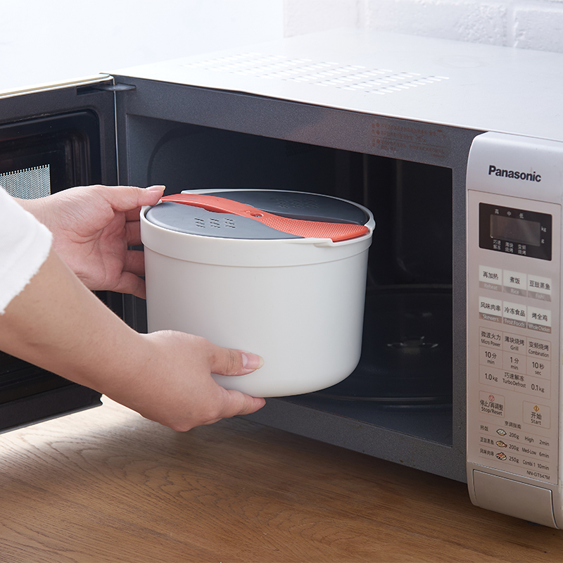 微波炉专用煮饭锅蒸饭煲米饭盒可微波加热饭盒煮面碗配套器具器皿