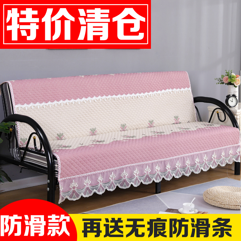 可折叠懒人沙发床垫防滑盖布四季通用小型单人三人两用坐垫子套罩