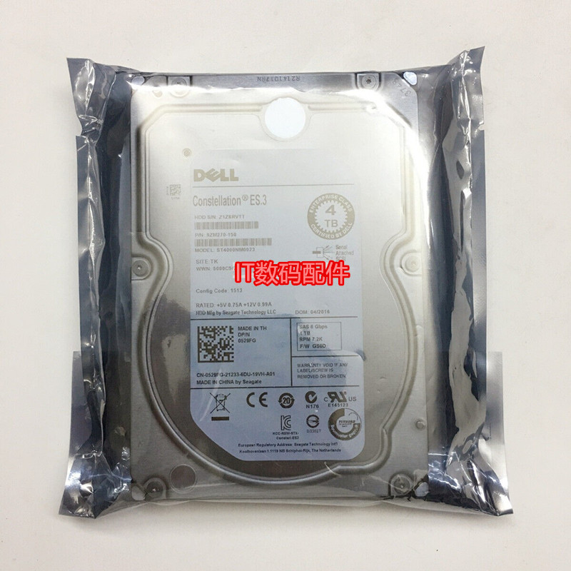全新 DELL R740/R730XD R740XD T430 R750 4T SAS 3.5 7.2K 硬盘