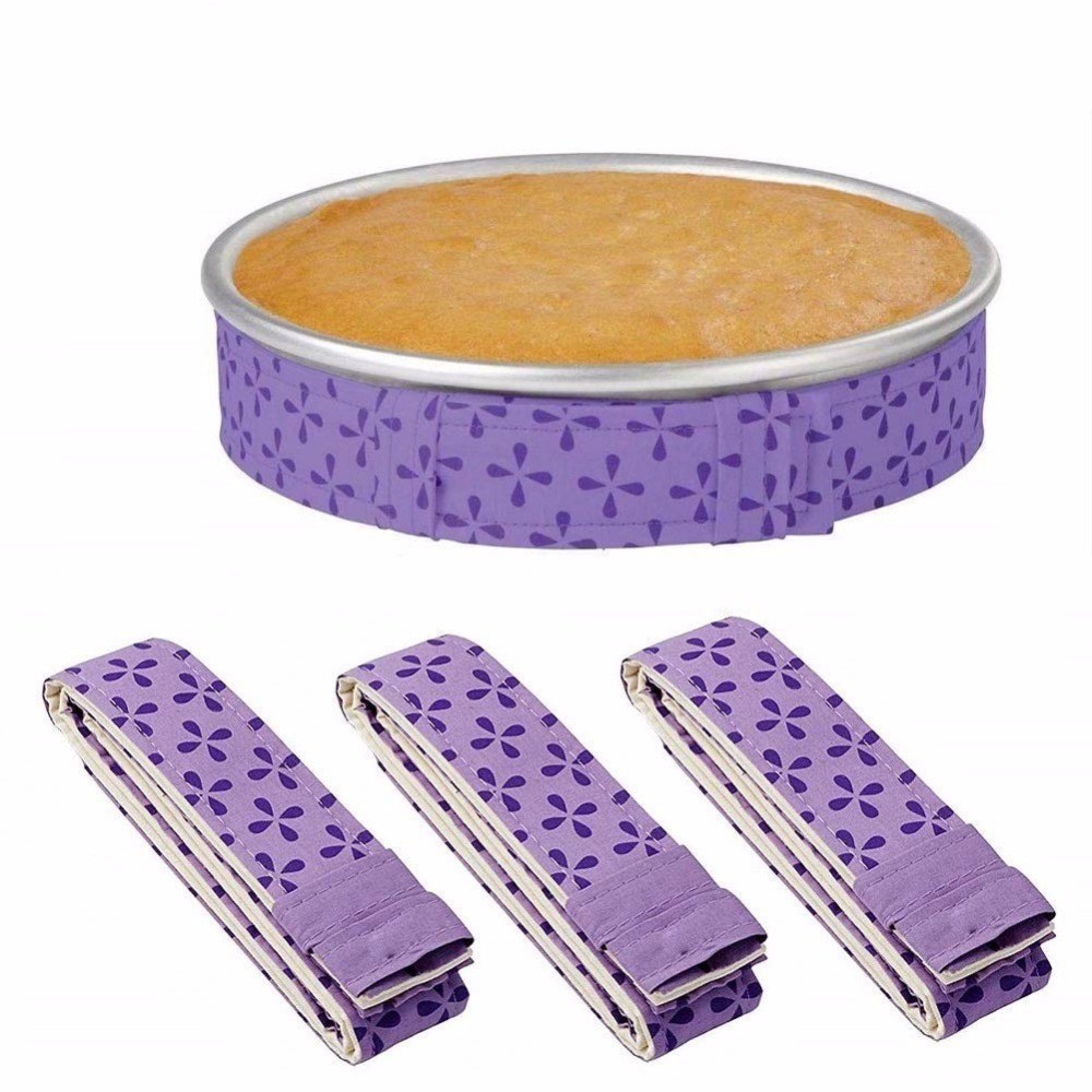 4-Piece Bake Even Strip,Cake Pan Dampen Strips,Super Absorbe