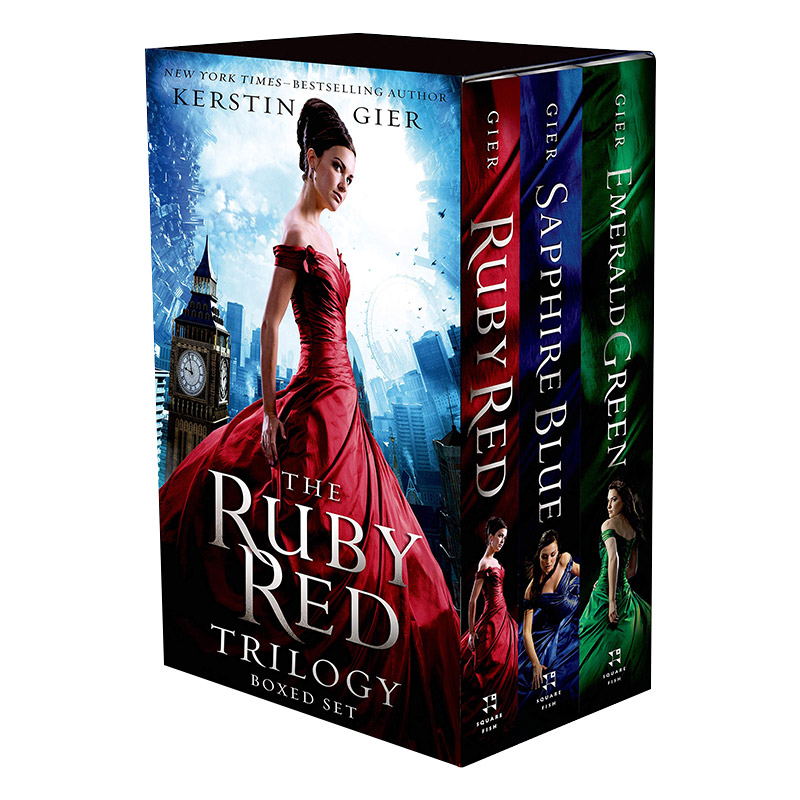 英文原版小说 Ruby Red Trilogy Boxed Set 时空之恋三部曲 时间旅行 青少年电影小说 英语课外阅读提升 英文版 进口英语原版书籍