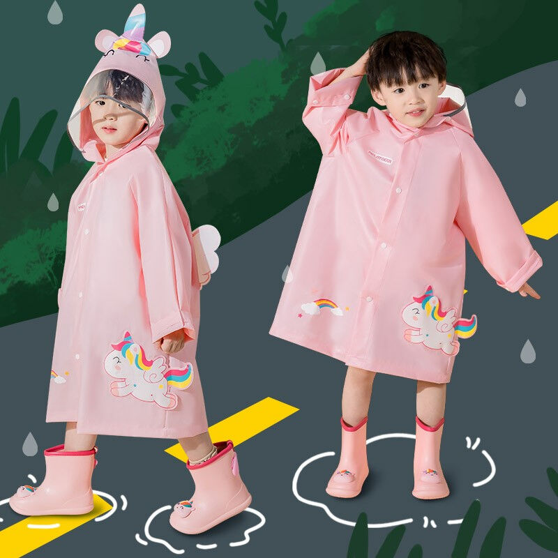 儿童雨衣女童1-8岁套装卡通可爱3防水全身宝宝2022新款小